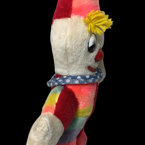 RARE Vintage Shalom Circus Clown Plush Doll 14in. - Picture 6 of 8